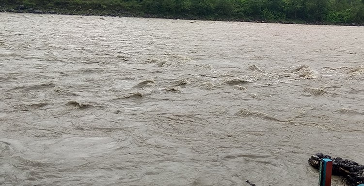 महाकाली नदीको जलसतह उच्च